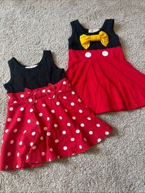 Minnie & Mickey Inspired Kids Dresses